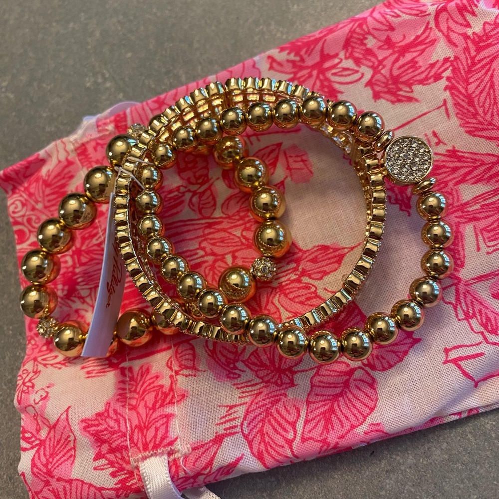 Brand New w/ tags - Lilly Pulitzer Lilly Lace Bracelet Set